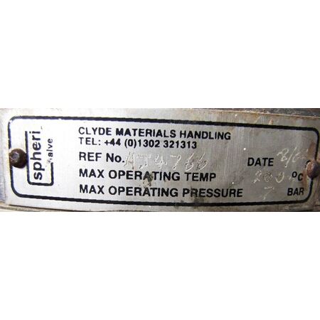 4" Clyde, bergemann spheri valve - Image 4