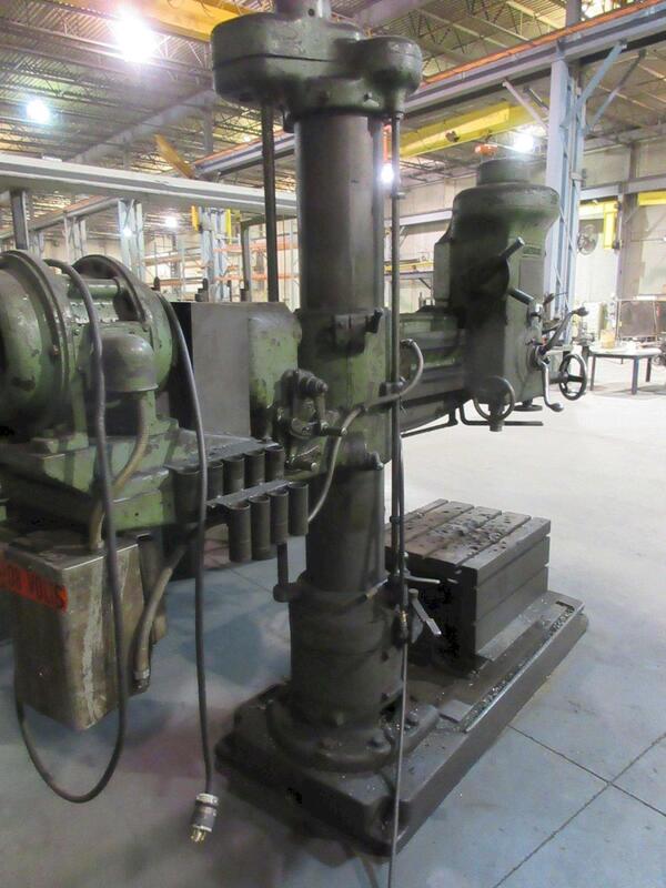 4' -10" American, Radial Arm Drill Press, 116" L x 36" width x 109" T - Image 5