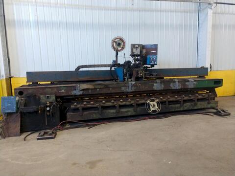 12' Ransome, 144" top & bottom tank seam welder system, #13395 - Image 2
