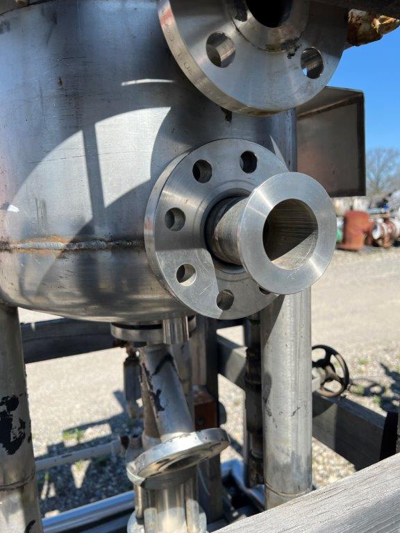 10 gallon Northland Stainless, 316L Stainless Steel reactor, 100/FV internal, 100 psi jacket, 1990 - Image 2