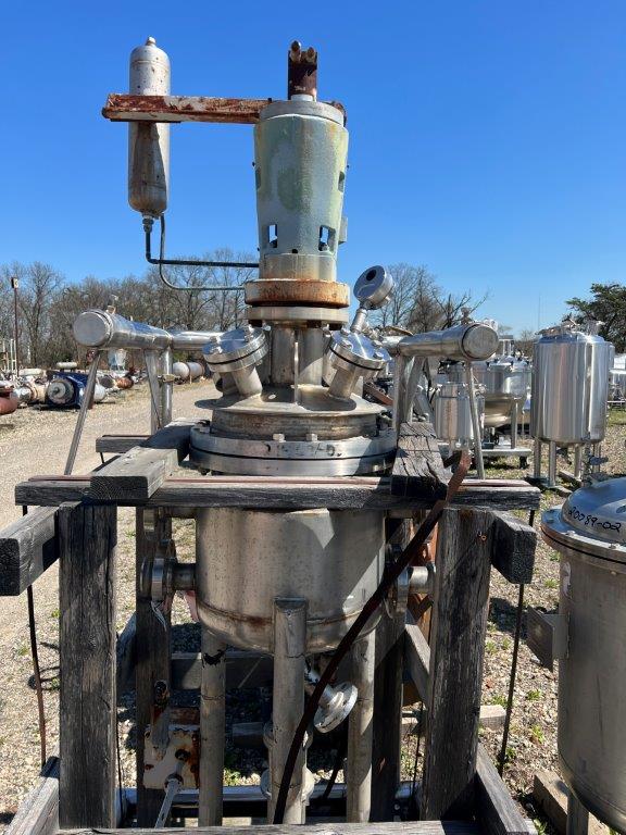 10 gallon Northland Stainless, 316L Stainless Steel reactor, 100/FV internal, 100 psi jacket, 1990 - Image 4