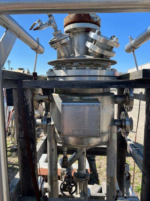 10 gallon Northland Stainless, 316L Stainless Steel reactor, 100/FV internal, 100 psi jacket, 1990 - Image 10