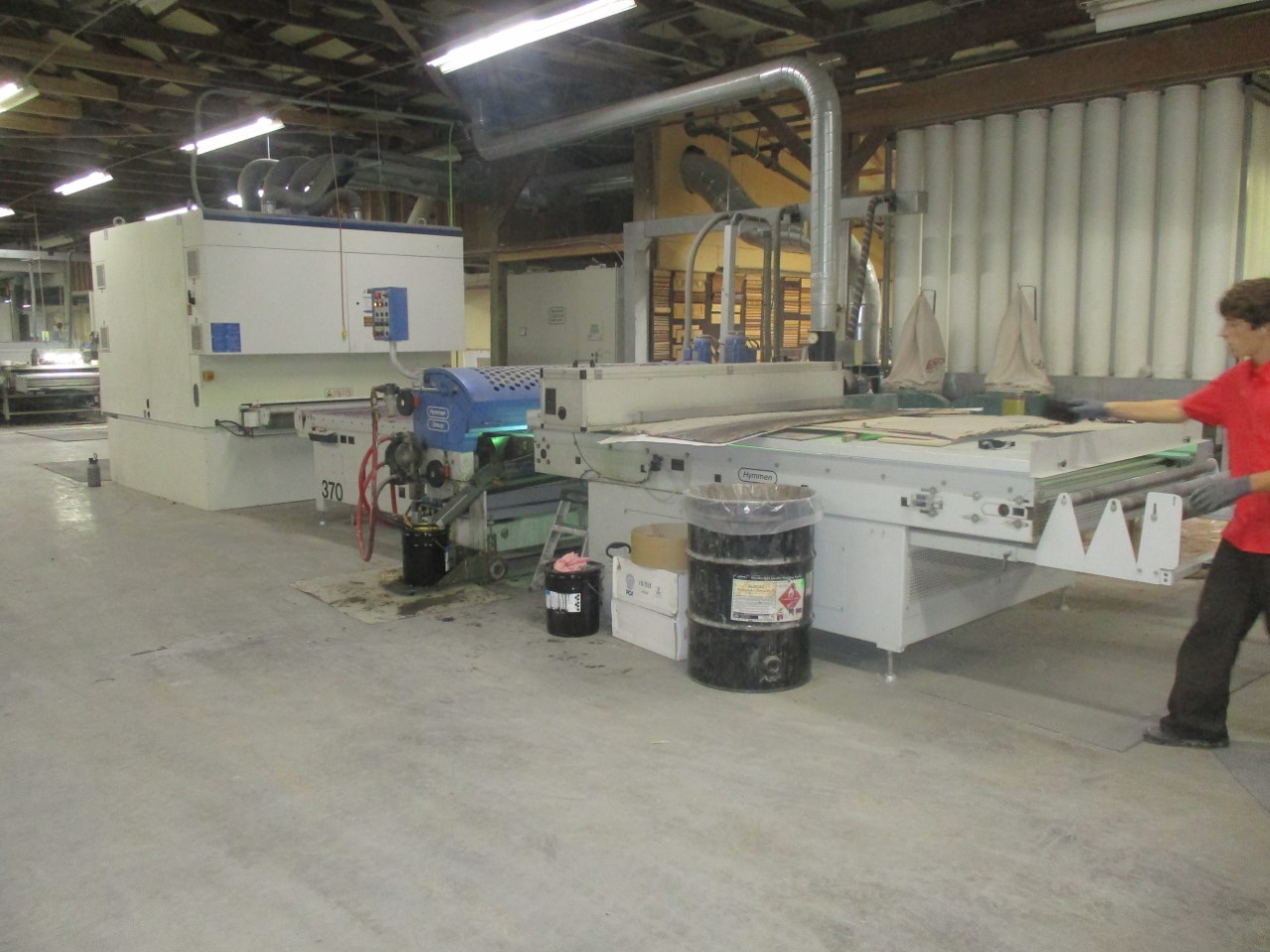 60" Hymmen #1600mm, Roll Coat Line With Scmi Sander, 2004 - Image 1