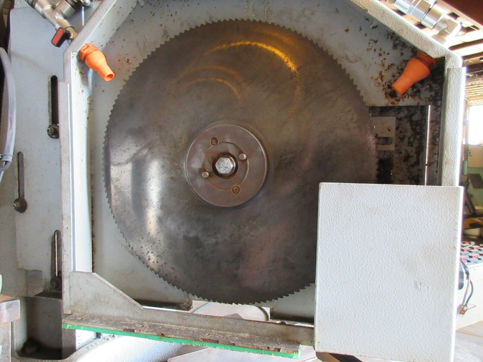 Hyd-Mech, semi automatic cold saw, 2 C370-2SI heads, 14.5" blade, 2008 - Image 3
