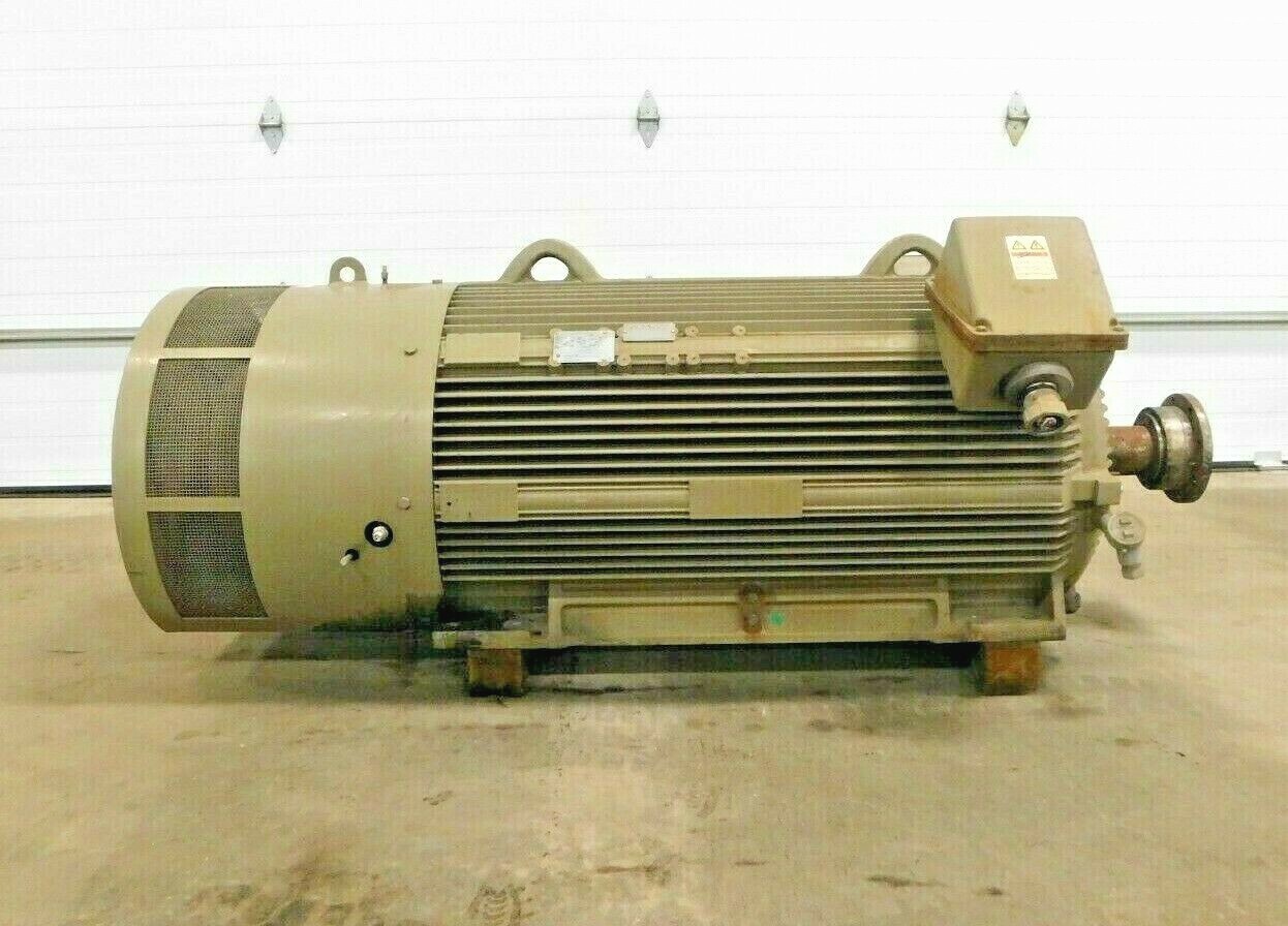450 HP 1190 RPM General Electric, Frame 5013S, model 5KS513SAA353 severe duty AC motor, 2300 Volts - Image 1