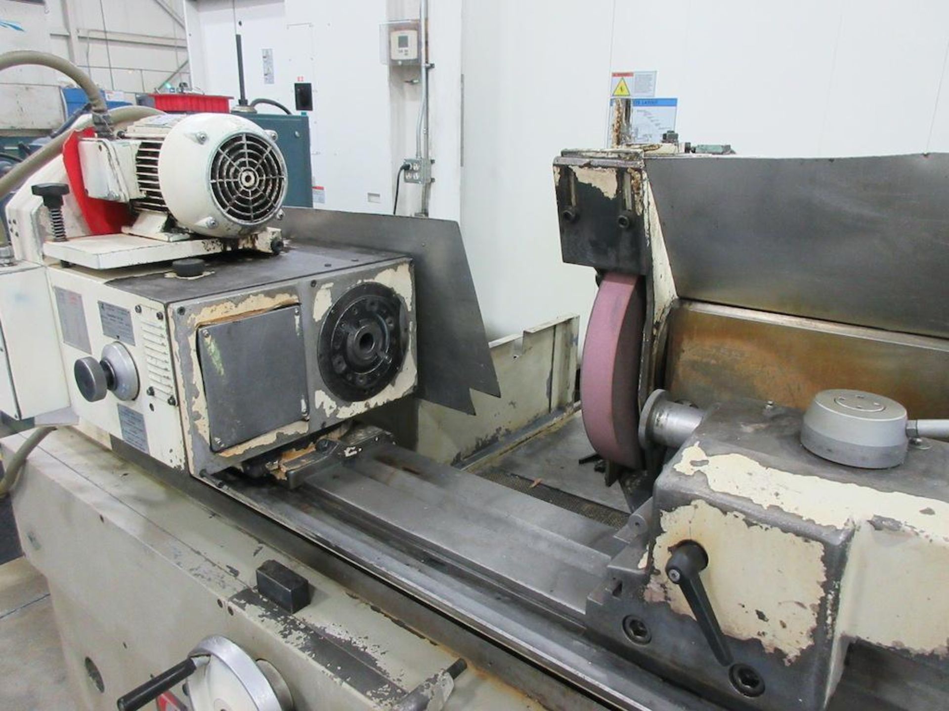 14" x 40" Tacchella #1018UA, 16" diameter x 2" width x 5" hole wheel, hydraulic table traverse, automatic - Image 3