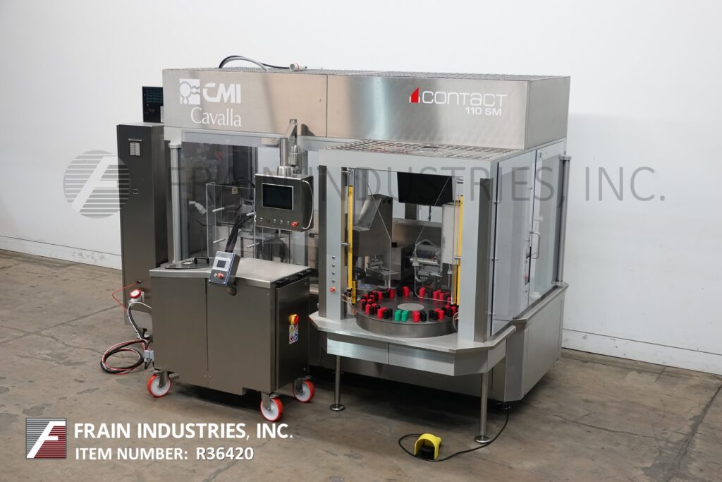 Cavalla #Contact-110-SM, lipstick filling machine, rated from 15-20 pieces per minute, Siemens controller and - Image 1