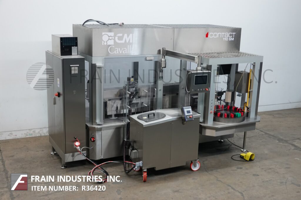 Cavalla #Contact-110-SM, lipstick filling machine, rated from 15-20 pieces per minute, Siemens controller and - Image 5
