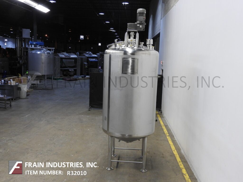 600 gallon Feldmeier #EPC60048FS, 304 Stainless Steel jacketed process tank, 48" ID x 80" straight wall, dome - Image 4