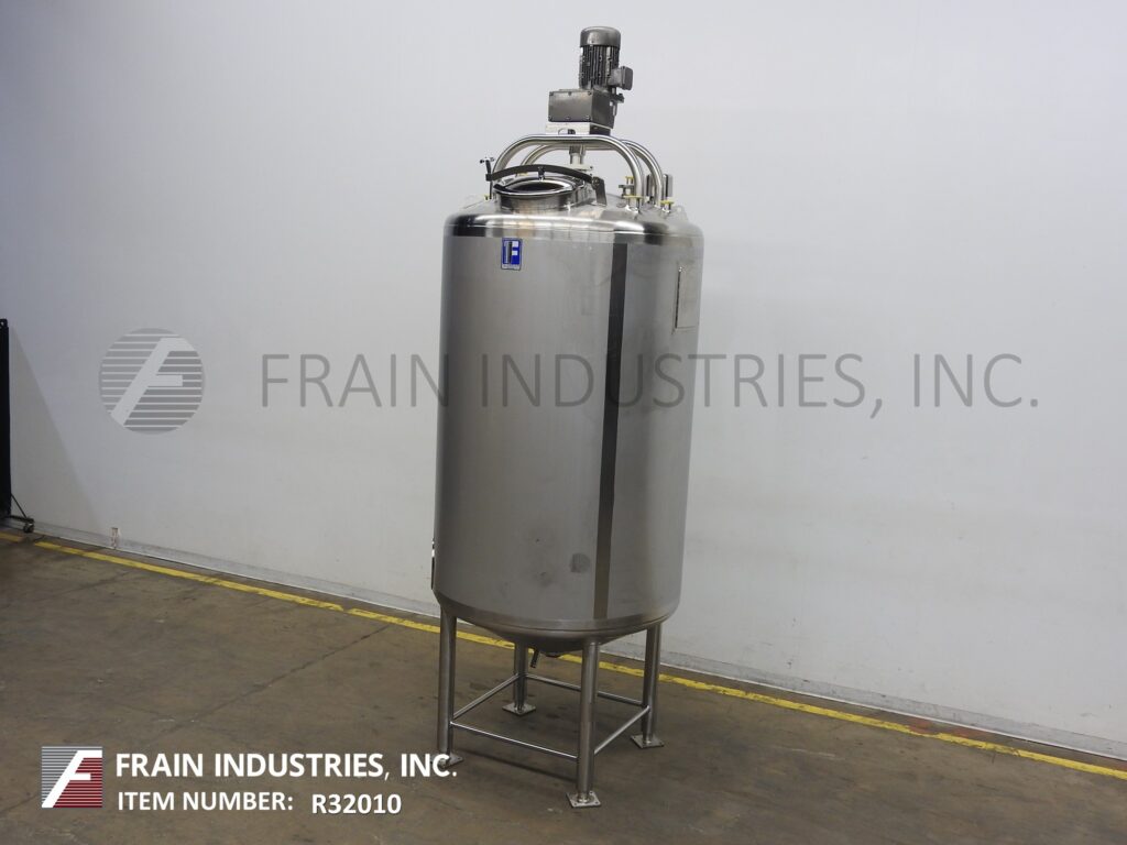 600 gallon Feldmeier #EPC60048FS, 304 Stainless Steel jacketed process tank, 48" ID x 80" straight wall, dome - Image 5