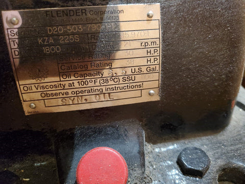 30 HP @ 1800 RPM, Falk #KZA-225S-D20-503-790-1-1, gearbox - Image 8