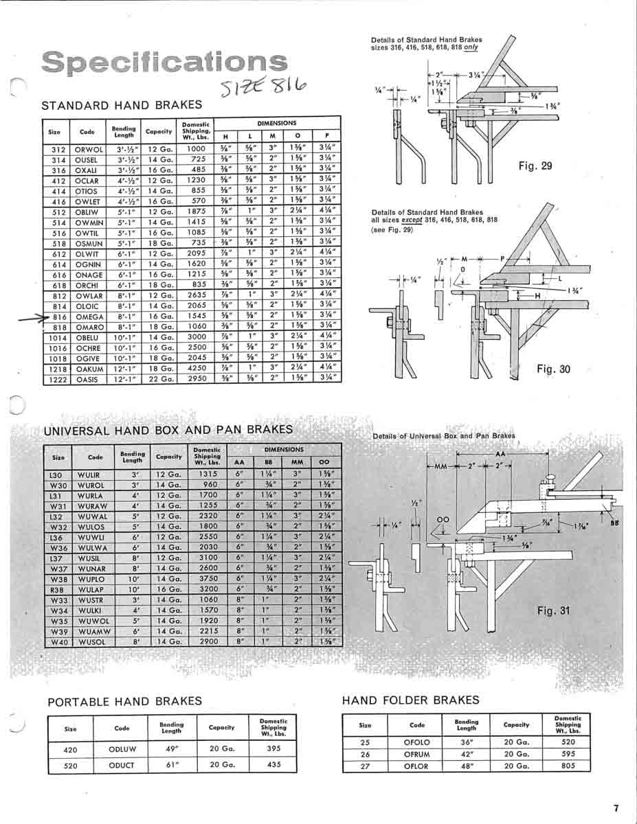 .060" x 8' Dreis & Krump, hand brake - Image 6