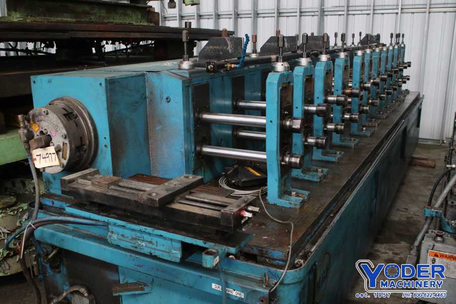 20 Stand, Michigan #RMT-200-20, rollformer, 2" shaft diameter, 14" roll space, 50 HP, #74977 - Image 3