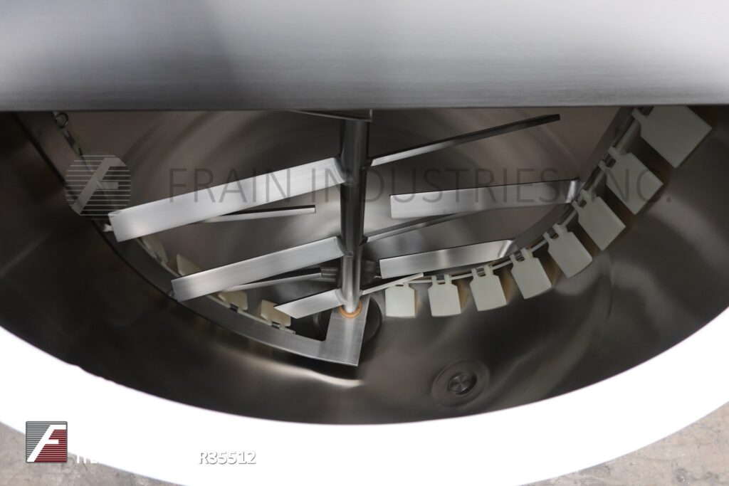 150 gallon Lee #150D9MS, 316 Stainless Steel jacketed double motion kettle, 42" dia. x 39" deep with 20" - Image 2