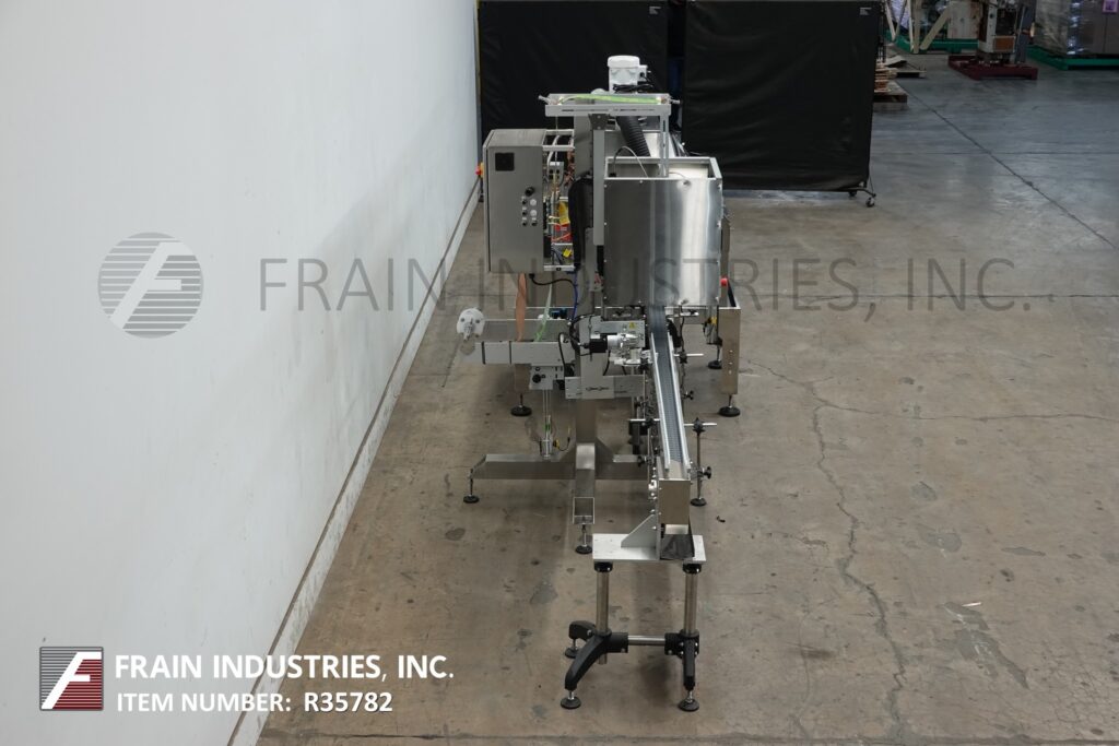 Axon #EZ130, automatic, self contained ThermoFlow tamper evident shrink neck bander or sleeve label - Image 4