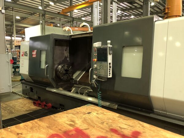 Haas #ST-45L, 20" chuck, 80" centers, 7" bore, steady rest, 2014 - Image 2