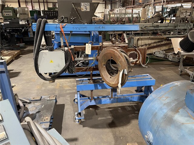 6.2" BD Plast, slide plate screen changer, hydraulic power pack w/ accumulator, #19124A - Image 6
