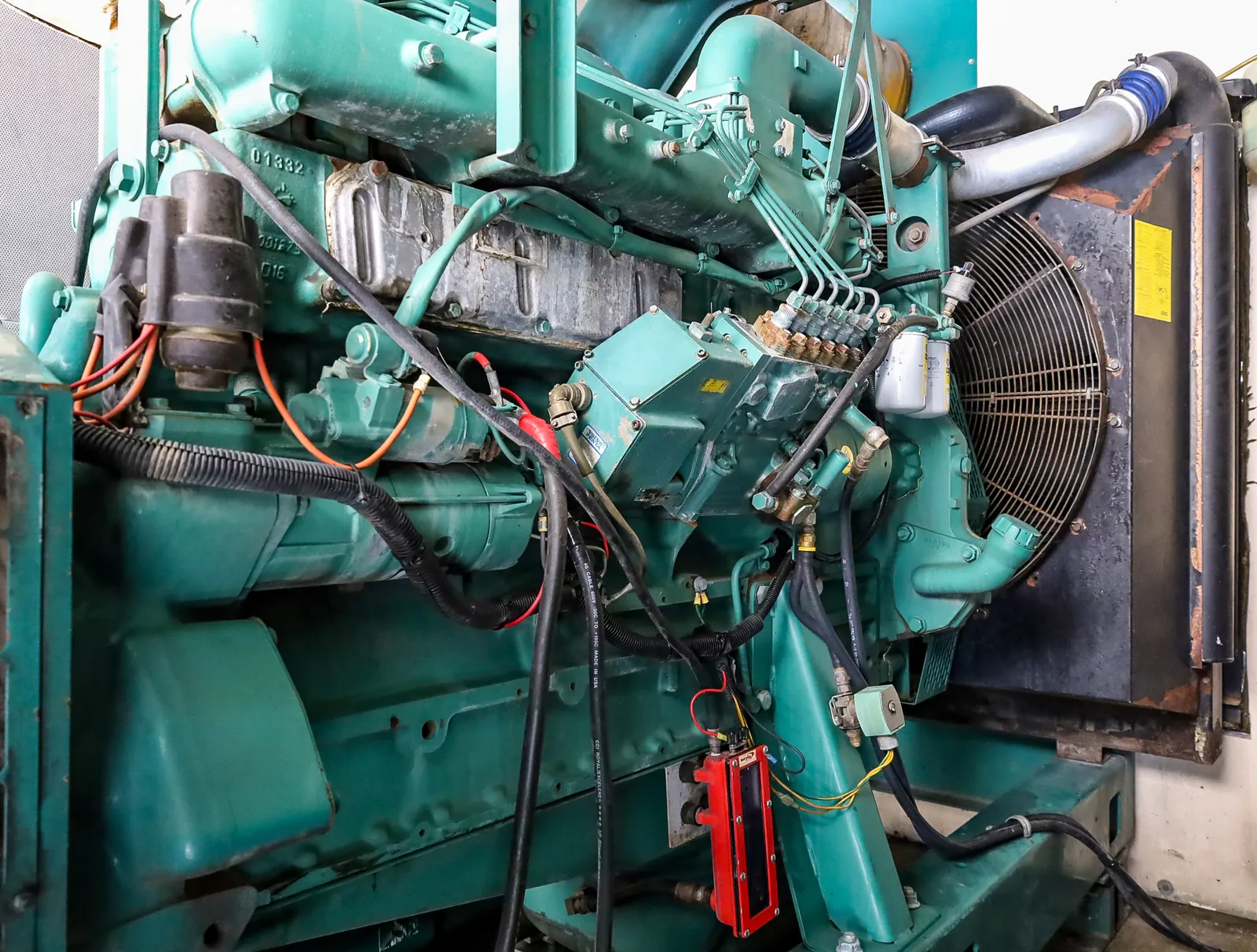 500 KW Volvo #RV500, diesel generator set, 120/208 Volts, Trailer Mounted, 54 Hours, 2002 - Image 4
