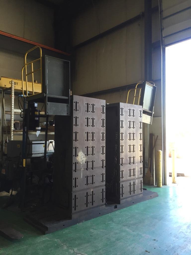 180" x 36" x 36" Giddings & Lewis, angle plate, pair - Image 5