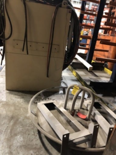 48" x 48" x 36" Empire #4848-SCR-9, Wire Air Blast Line, 900 cfm, 12 blast, dust collector - Image 4