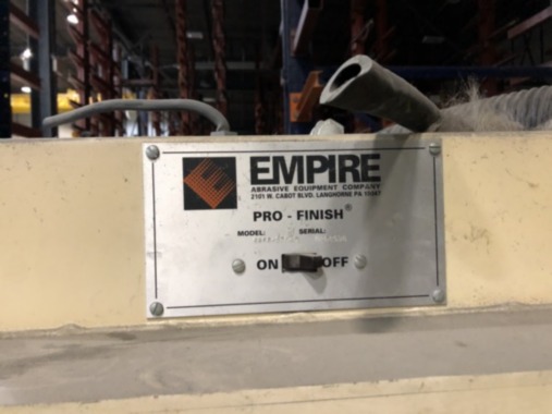 48" x 48" x 36" Empire #4848-SCR-9, Wire Air Blast Line, 900 cfm, 12 blast, dust collector - Image 5