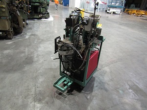 10" x .125" Iron Bay #MP-22, Coil End Joiner, shear on portable cart, tigtorch control, air operated - Image 5