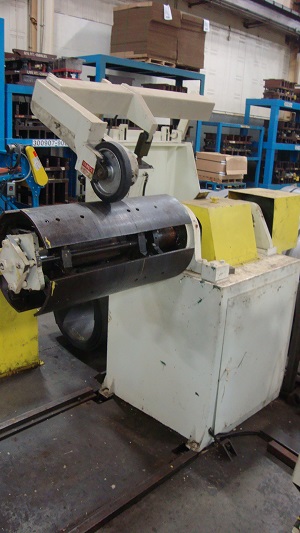 30" x 0.2" -.170" x 10000 lb. Rowe Feed Line, 30" x .170", L-R, Uncoiler, Roll Feeder Straighener w/ Peeler - Image 1