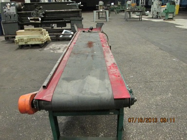 16" wide x 9.7' long, Automated Conveyor Systems, Flat Belt Type, mounted start/stop control, speed control - Image 2