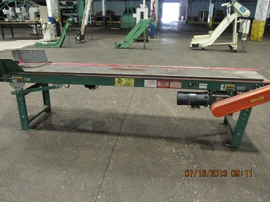 16" wide x 9.7' long, Automated Conveyor Systems, Flat Belt Type, mounted start/stop control, speed control - Image 3