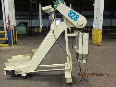 Fa Walsh 6" wide, F.A. Walsh & Sons Chain Conveyor, 8" entry, 51" discharge - Image 3