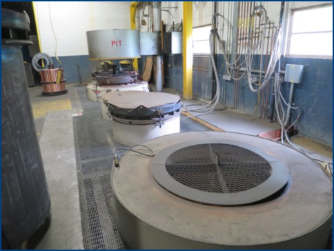 42" outside dimension x 36" H SM Engineering Pit Type Bell Annealing Furnaces, nytrogen/hydrogen, 2 - Image 1