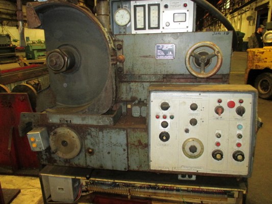 24" x 98.5" Herkules #WS-300, Roll Grinder, 24" x 2" wheel, traveling table - Image 2
