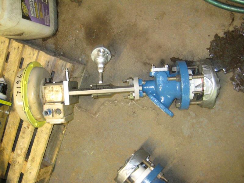 2" x 2" Samson, Pneumatic Actuator, Glass Lined, 8-38 PSI air requirement - Image 1