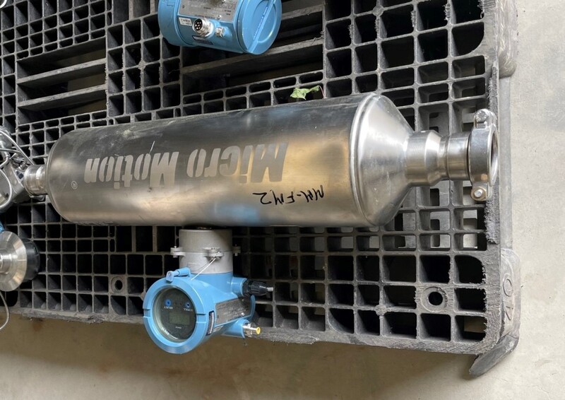 Micro Motion #T150F625SCAAEZZZZ, T150f Mass Flow Sensor Flow Meter, Tri-clamp Sanitary Fittings - Image 1