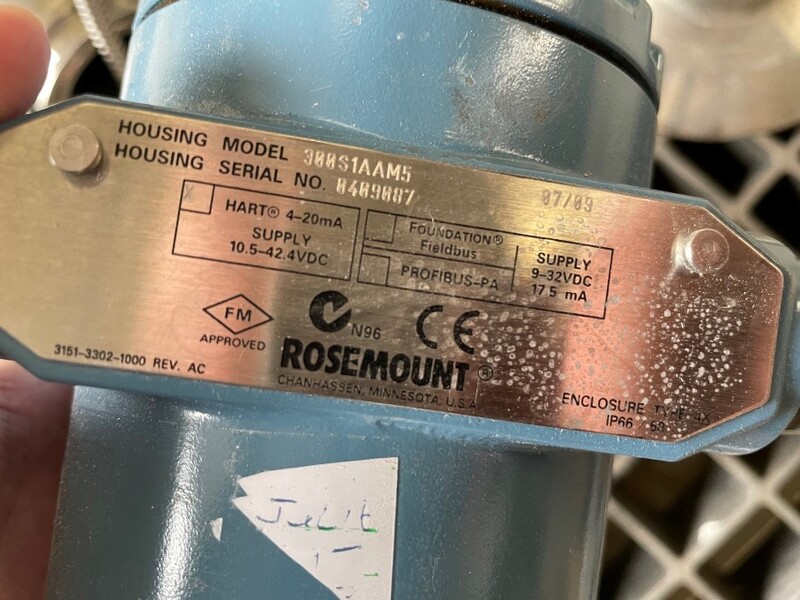 Rosemount #300S1AAM5, Pressure Transmitter - Image 4