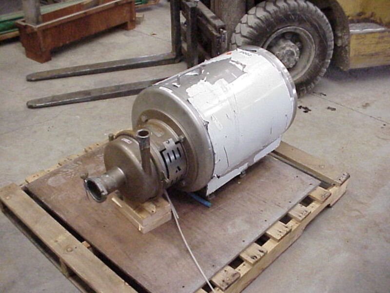 APV #WI+55/35 380N 185, Sanitary Centrifugal Pump, 3" x 1.5", Stainless Steel - Image 1
