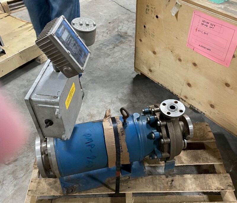 60 GPM @ 210' TDH, Chempump #NC-AA-8-N13-1S, 1 x 1.5" Sealless Pump, Stainless Steel - Image 1