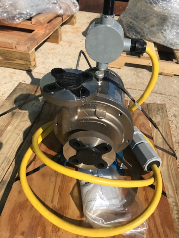 20 GPM @ 80' TDH, Crane Chempump #GA-1K-3S, Sealless Canned Motor Stainless Steel Pump, 1" x 3/4" x 4 5/8" - Image 2