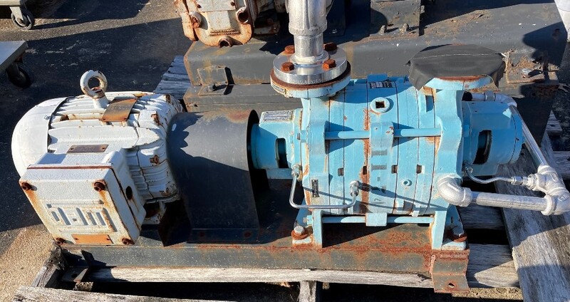 Kinney #KLRC-40-KFA, Liquid Ring Vacuum Pump, 5 HP, 1740 RPM, 60 HZ, TEFC-XP motor - Image 1