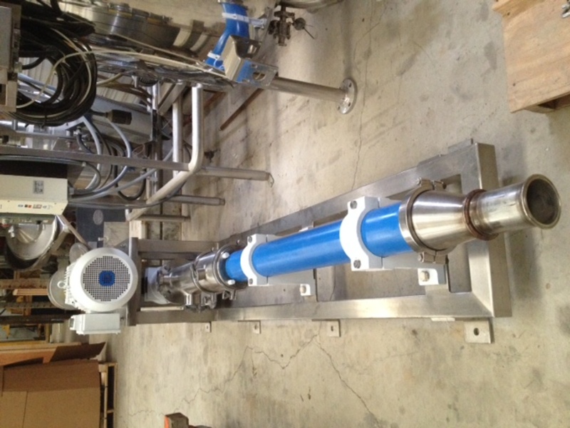 20-35 GPM @ 175-225 psi, Moyno #4CSG0ZZP1SJF3SBA, 4" i/o, Stainless Steel, w/ sanitary connections - Image 2