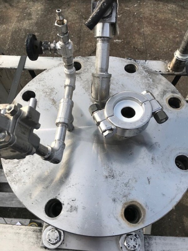 3 gallon REC Industries, Stainless Steel Reactor, 8" ID x 14" T/T, 100 PSI @ 400&deg;F - Image 2