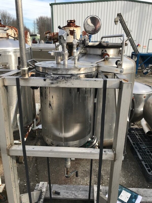 3 gallon REC Industries, Stainless Steel Reactor, 8" ID x 14" T/T, 100 PSI @ 400&deg;F - Image 6