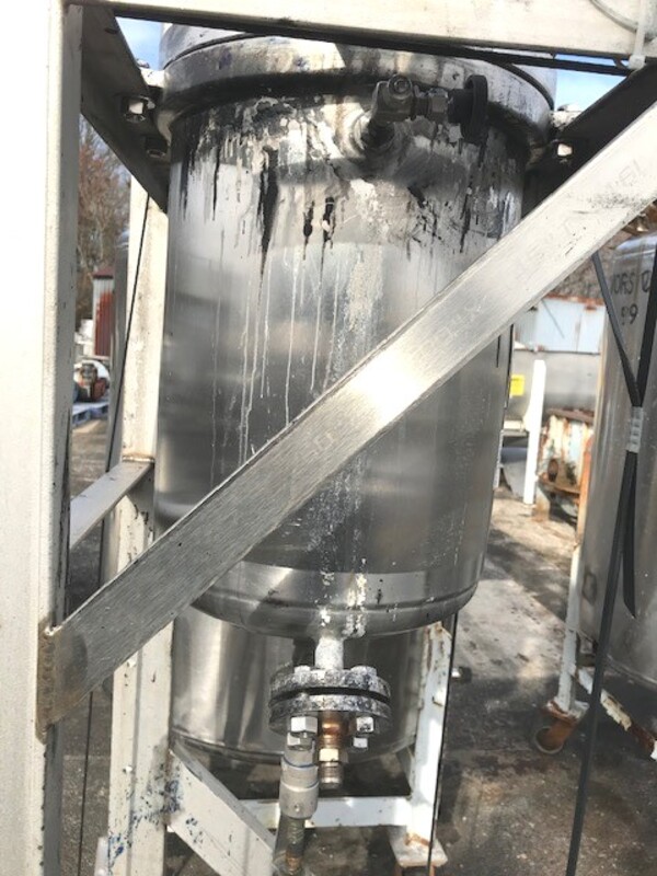 3 gallon REC Industries, Stainless Steel Reactor, 8" ID x 14" T/T, 100 PSI @ 400&deg;F - Image 7