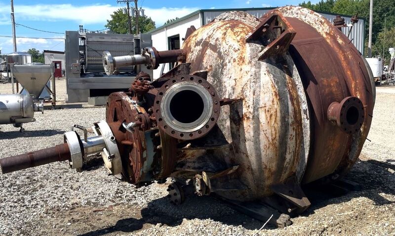 1500 gallon Hitachi, Esterification/polymerization Reactors, Stainless Steel, 113.8/FV @ 844°F, 52 PSI @ - Image 2