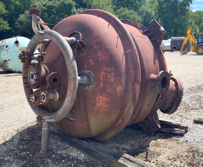 1500 gallon Hitachi, Esterification/polymerization Reactors, Stainless Steel, 113.8/FV @ 844°F, 52 PSI @ - Image 3
