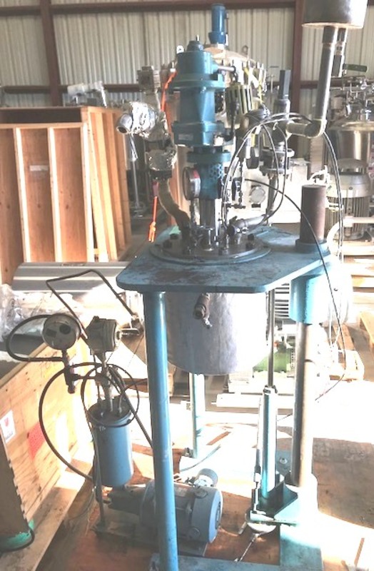 2 gallon American Reactor Corp., Pilot Plant Reactor. Stainless Steel, 150/FV @ 572°F, 8" Dia. x 10" T/T - Image 3