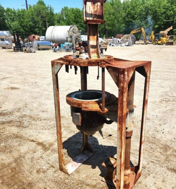 5 gallon Brighton, 316 Stainless Steel Reactor, 300 PSI @ 350°F, 150 PSI jacket, 12" dia. x 16" T/T - Image 1