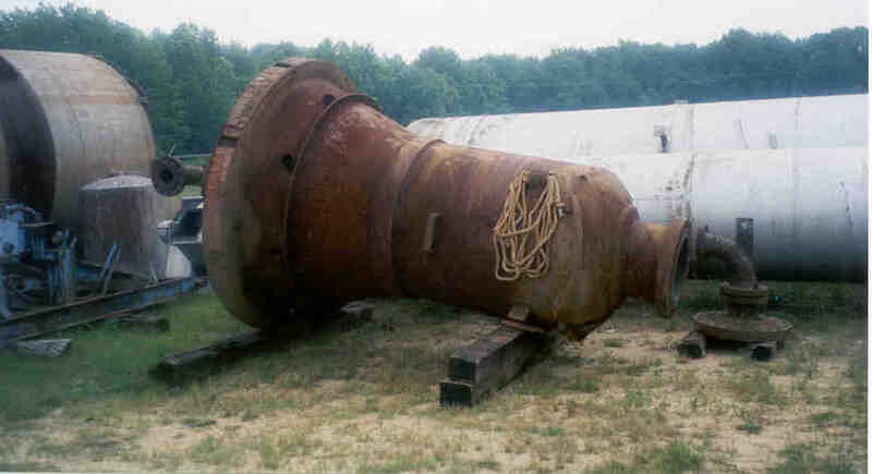 990 gallon UOP, HDS Reactor, 405 Stainless Steel, Clad, High pressure, 500 PSI @ 650°F, 48" Dia. x 9' T/T - Image 4