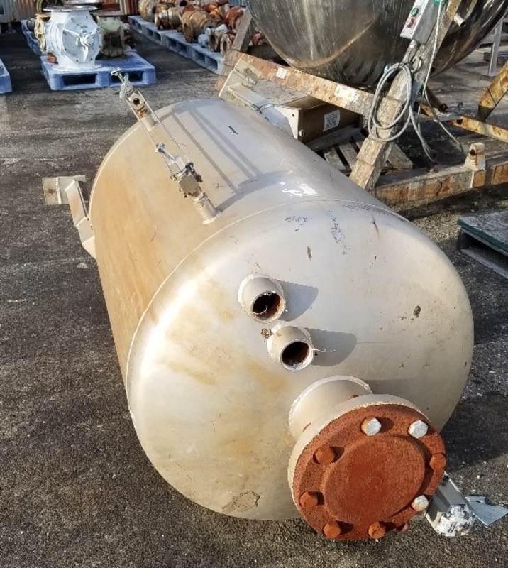 120 gallon Morton Machine Works Stainless Steel Vessel, 75 psi @ 350°F, 2' 6" dia. x 3' 2" T/T, Vertical - Image 2