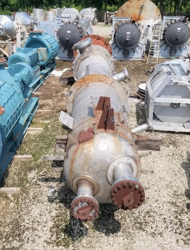 2400 gallon 500 psi, 48" diameter x 294" Straight Side, Delta Southern, Stainless Steel High Pressure Vessel - Image 1